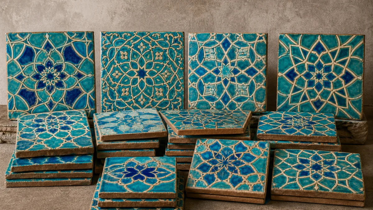 قیمت کاشی سنتی فیروزه ای