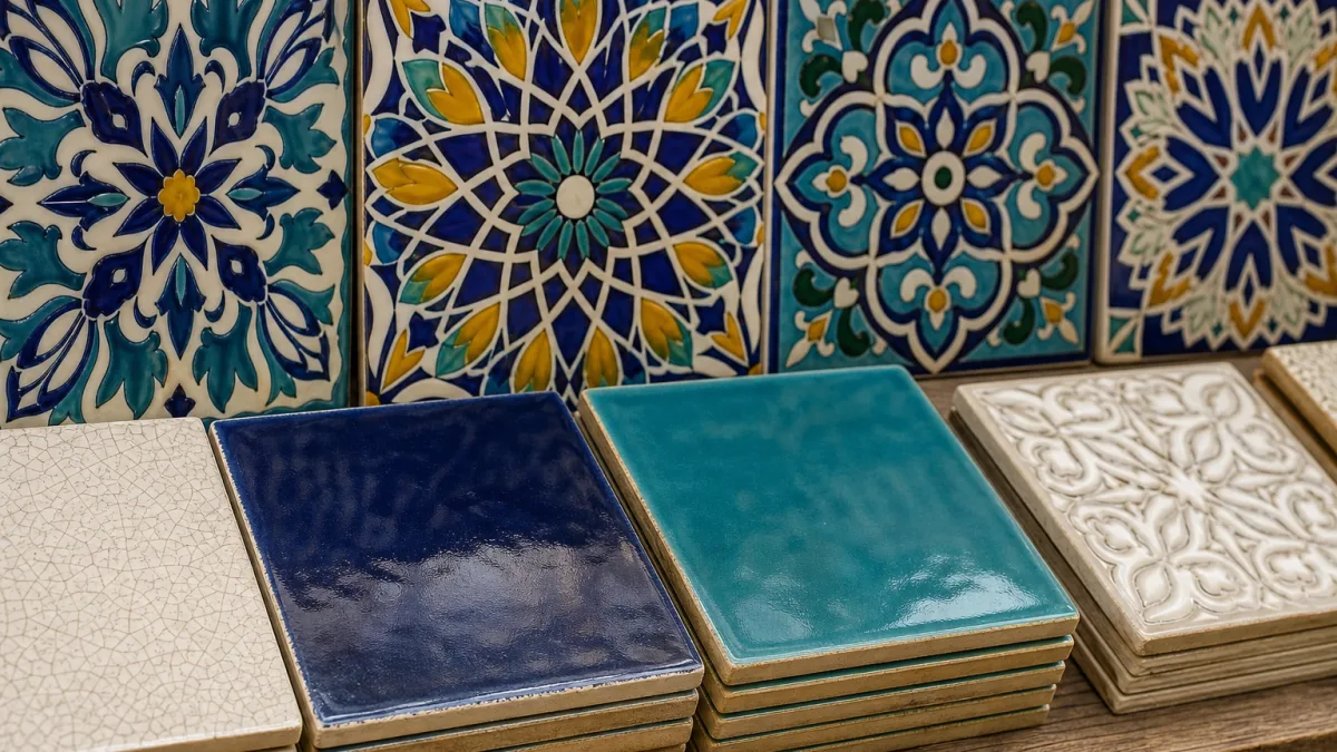 کاشی های سنتی برای خانه های ایرانی با لعاب دست ساز