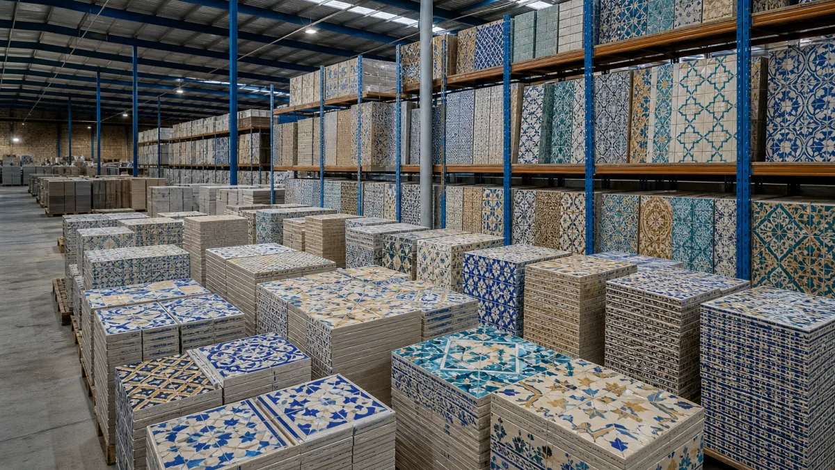 کاشی سنتی در یزد با ساخت دست و لعاب ماندگار