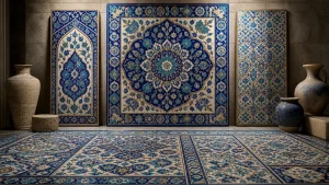 کاشی سنتی بنی هاشم با طرح اصیل و لعاب ماندگار