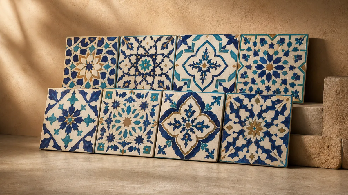 کاشی طرح سنتی یزد