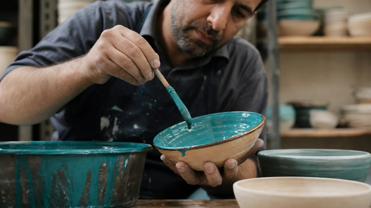 ویژگی فنی کاشی سنتی فیروزه‌ای