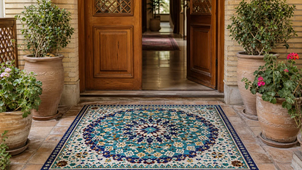 کاربرد کاشی سنتی در فضاهای تهران