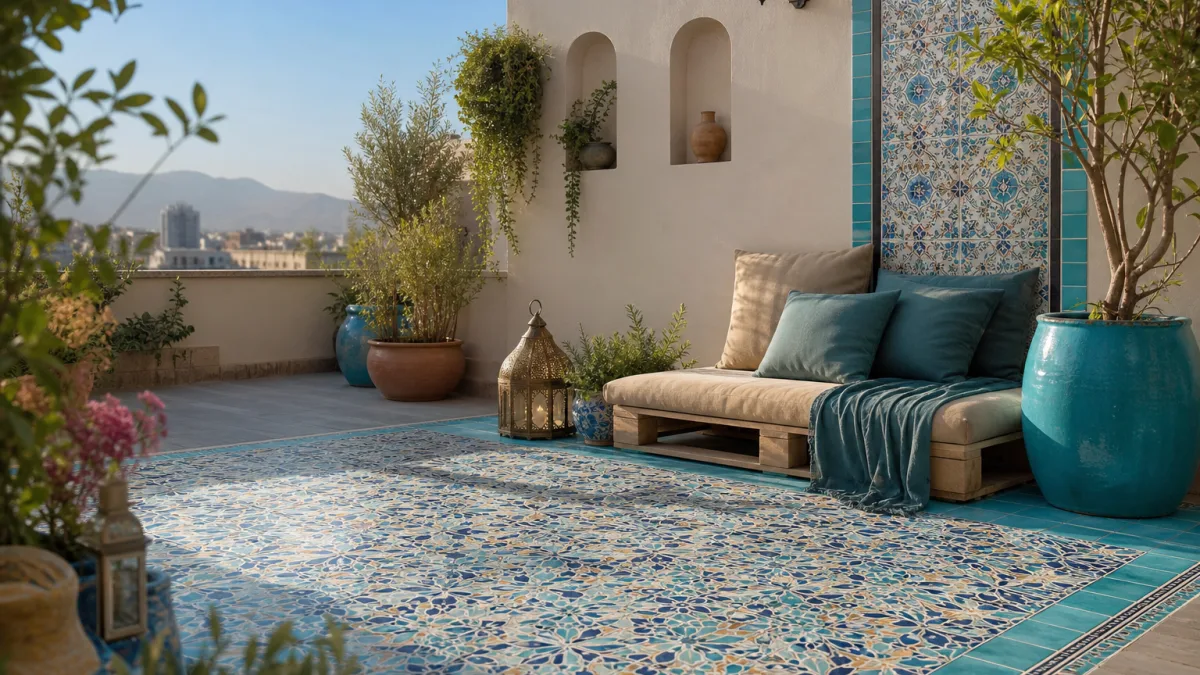 کاربرد کاشی سنتی در فضاهای تهران