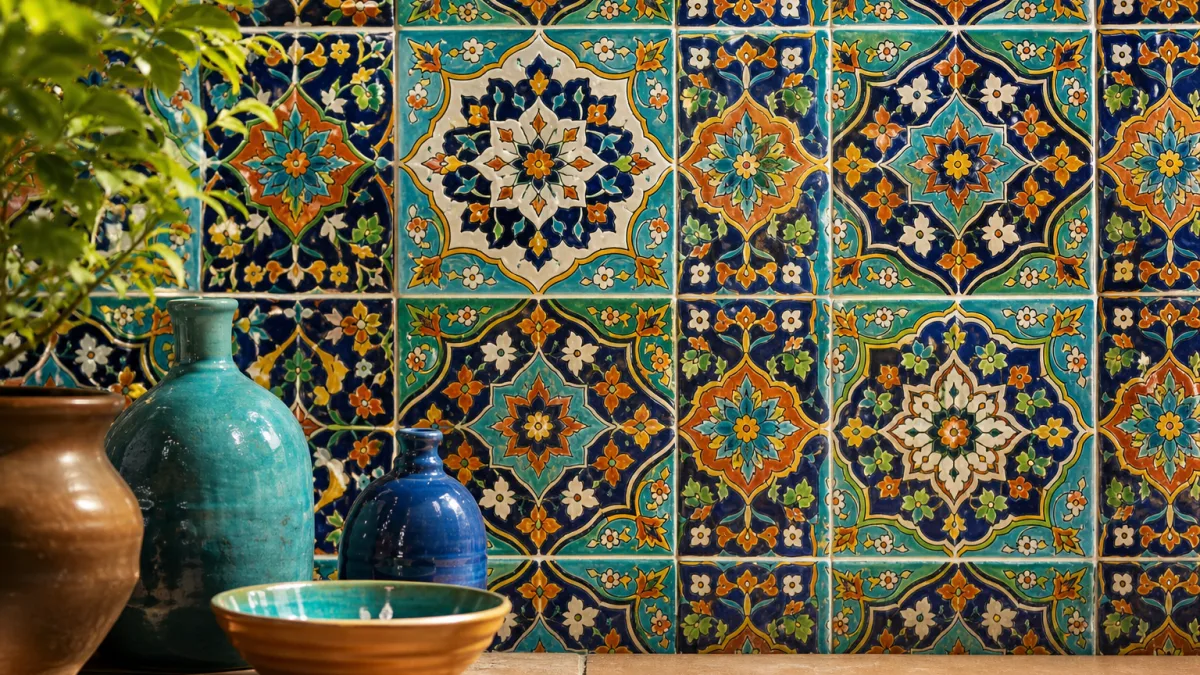 کاشی سنتی هفت رنگ