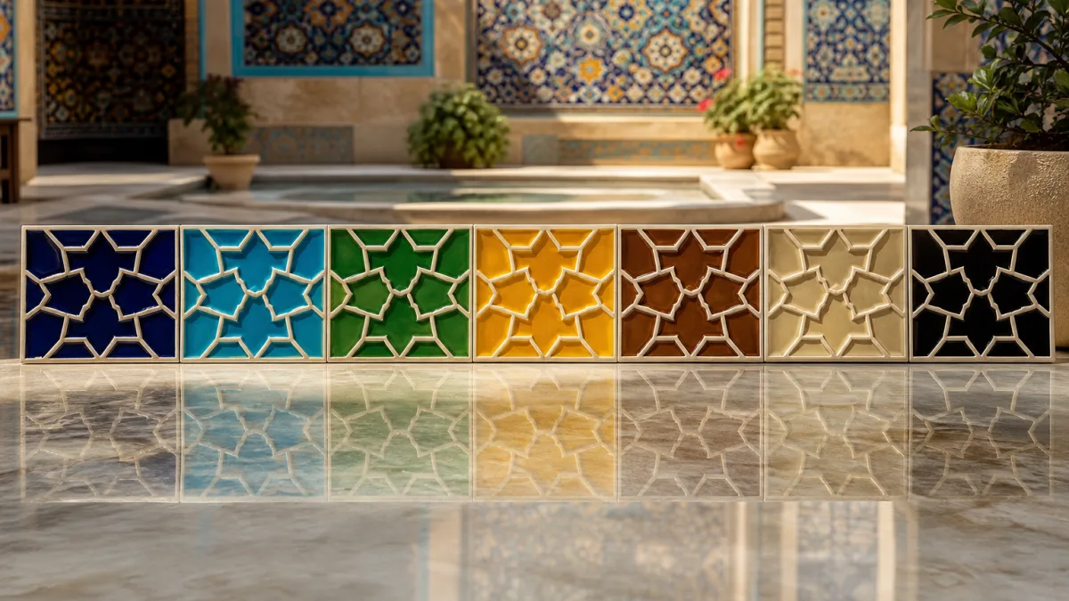 ویژگی فنی کاشی سنتی هفت رنگ