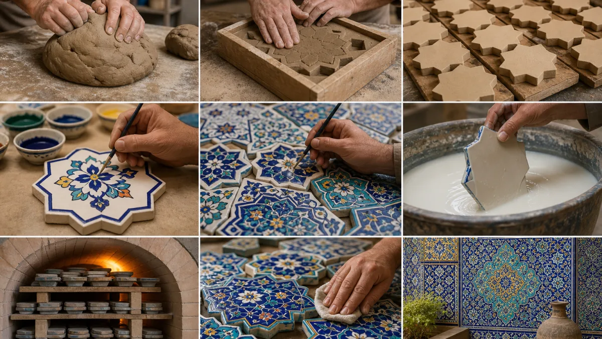 فروش کاشی سنتی تهران بر اساس نوع ساخت