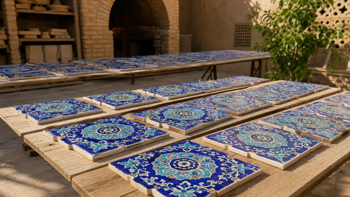 نوع ساخت کاشی سنتی رنجبران