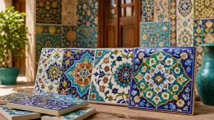تفاوت کاشی سنتی طرح دار