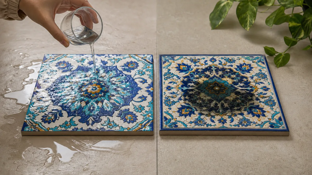 تفاوت کاشی سنتی طرح دار