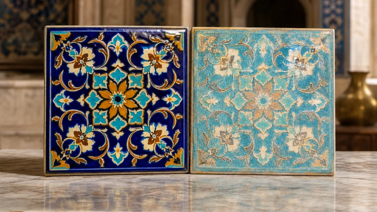 تفاوت کاشی سنتی طرح دار