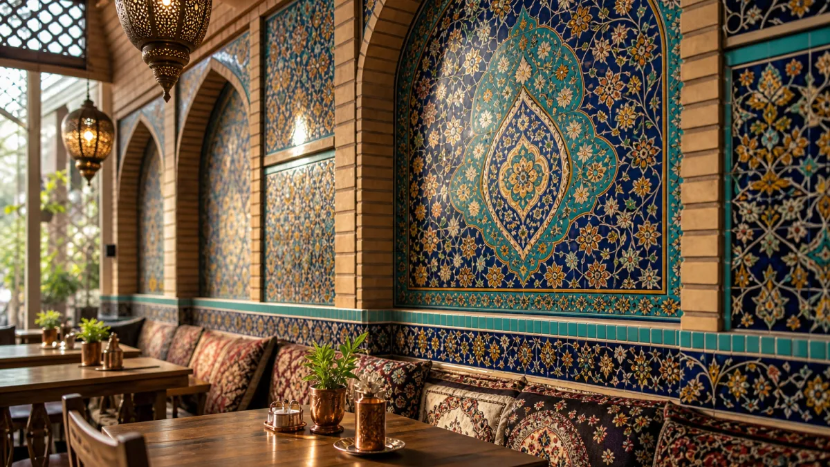 کاشی سنتی رستوران