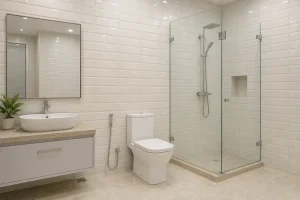کاشی حمام رنگ روشن بسته‌بندی ایمن و تحویل مطمئن سفارش