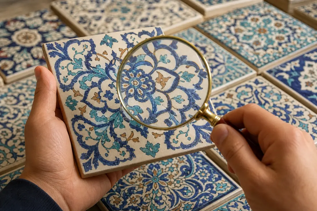 کاشی حمام طرح سنتی بر پایه درجه‌بندی و استاندارد کیفیت