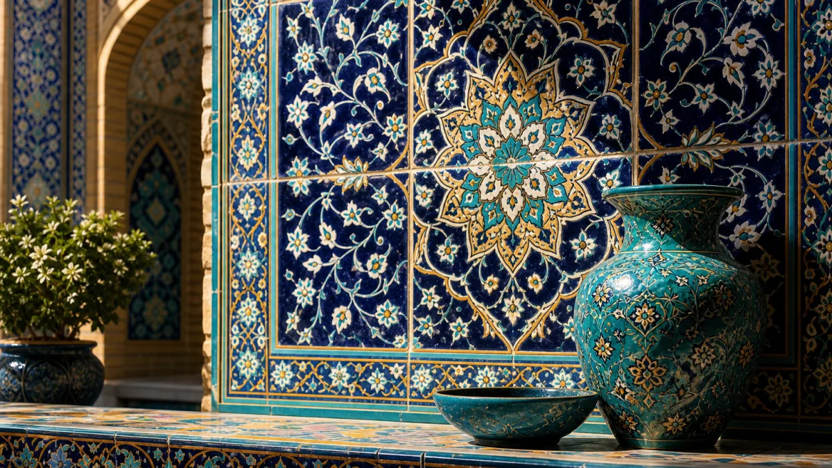 کاشی طرح سنتی ایرانی
