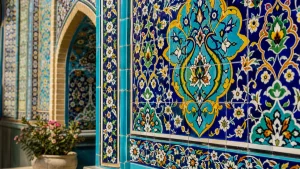 کاشی سنتی رنگی یا ساده برای فضاها