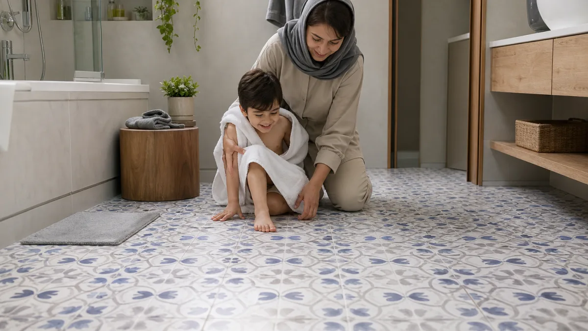 چطور کاشی حمام طرح دار انتخاب کنیم؟