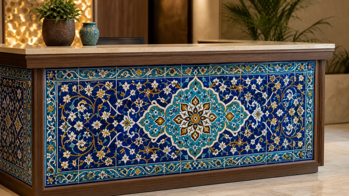 برای فضای سنتی کاشی سنتی سلیمانی
