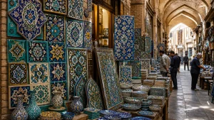 فروشگاه‌ها و بازار کاشی سنتی تهران