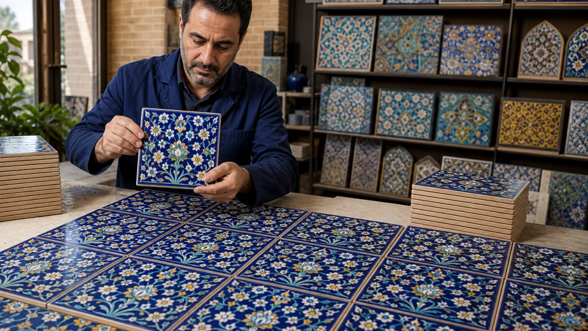 فروشگاه‌ها و بازار کاشی سنتی تهران