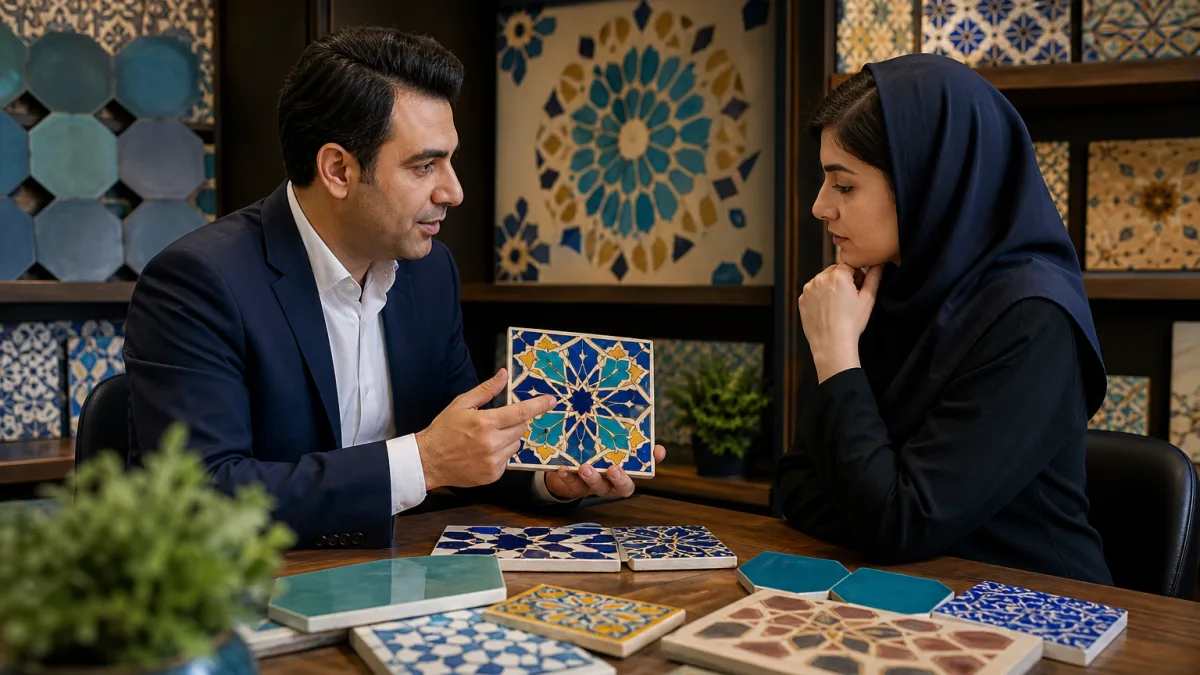 انتخاب هماهنگ کاشی سنتی ناجی مشهد