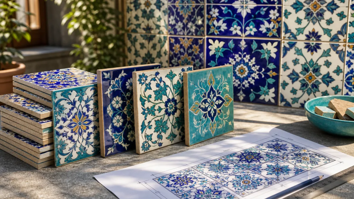 کاشی سنتی البرز یا طرح مدرن