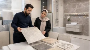 سرامیک حمام مقاوم و قیمت کاشی تبریز