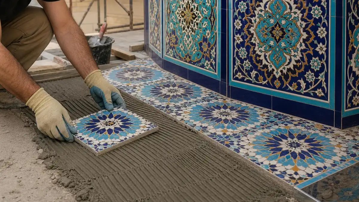 خانهها کاشی سنتی حاج ابراهیم کاظم پور